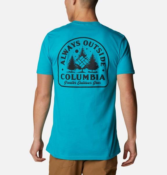 Columbia T-Shirt Herre Backpacking Hvide OSVI10489 Danmark